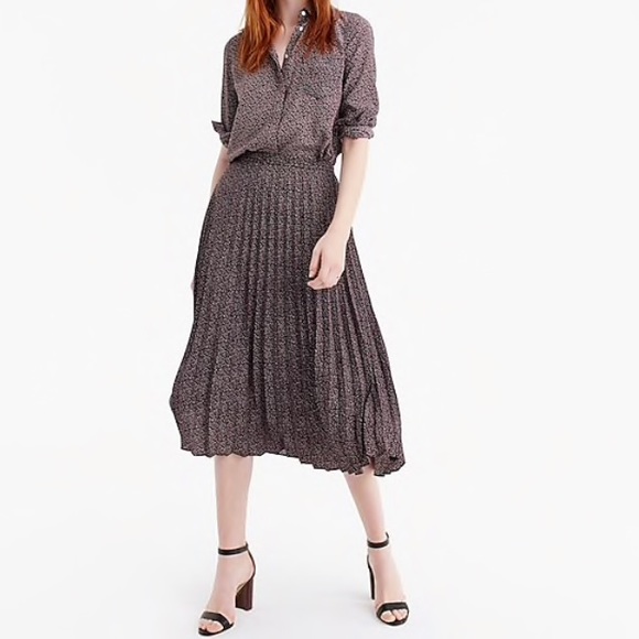 J. Crew Dresses & Skirts - J. Crew Pleated Midi Skirt